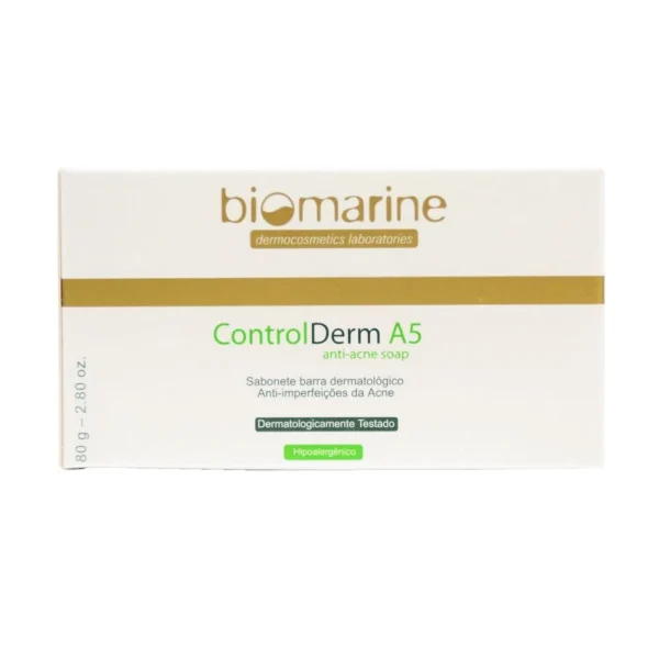 Biomarine Sabonete em Barra Control Derm A5 Limpeza Anti Acne 80g